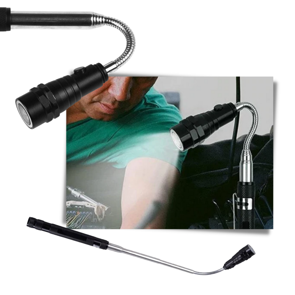 Torcia LED magnetica telescopica - Ozerty