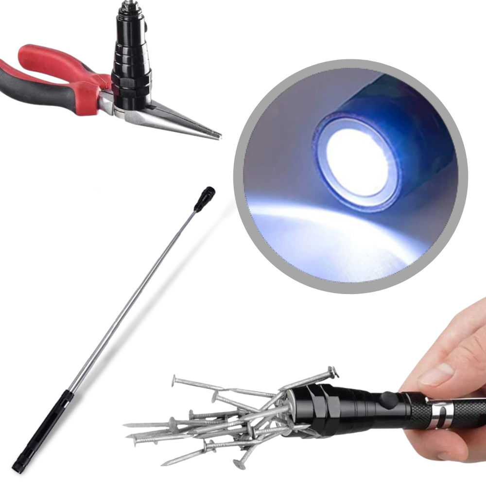 Torcia LED magnetica telescopica - Ozerty