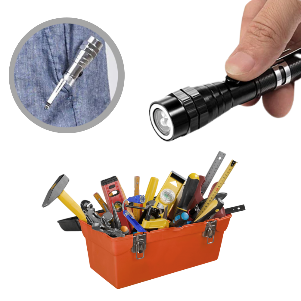 Torcia LED magnetica telescopica - Ozerty