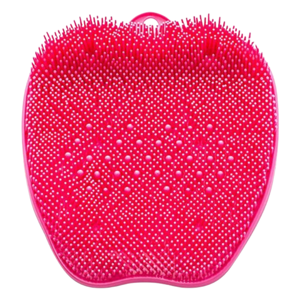 Shower foot massager and cleansing mat