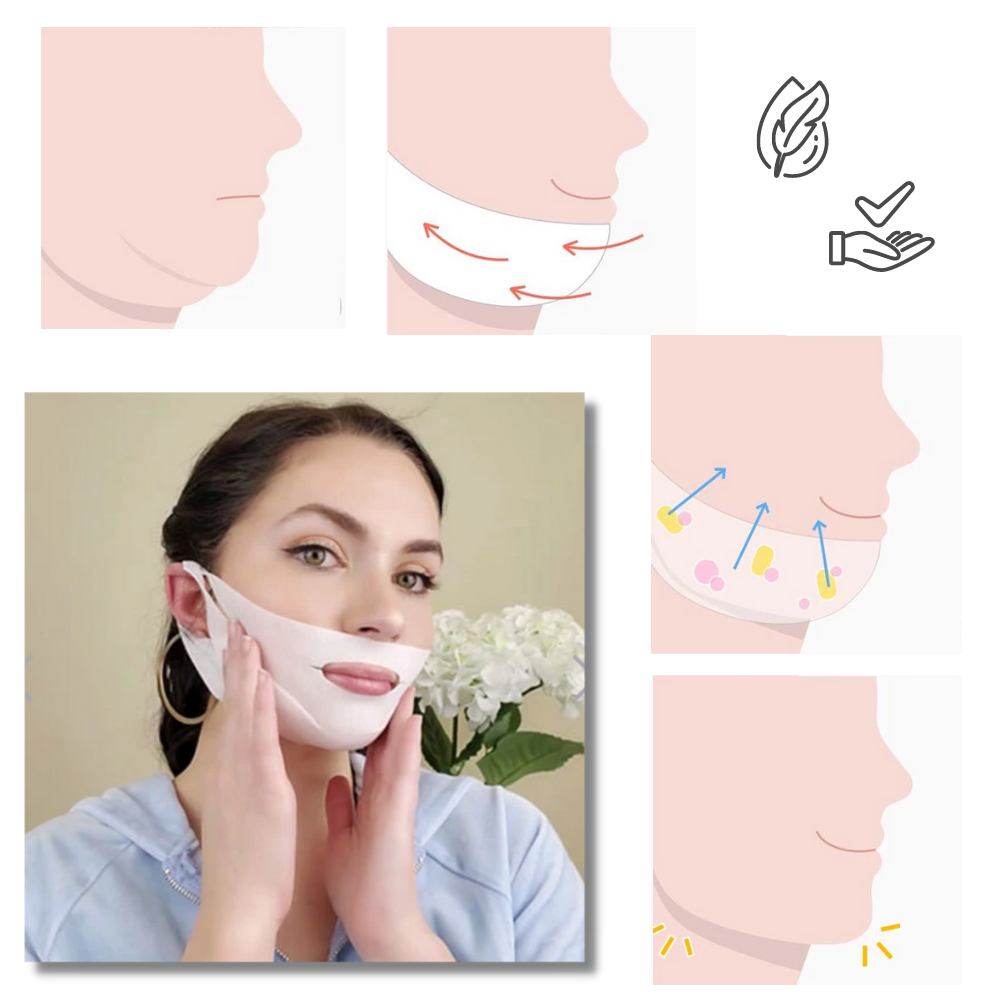 Maschera lifting e dimagrante per il viso - Ozerty