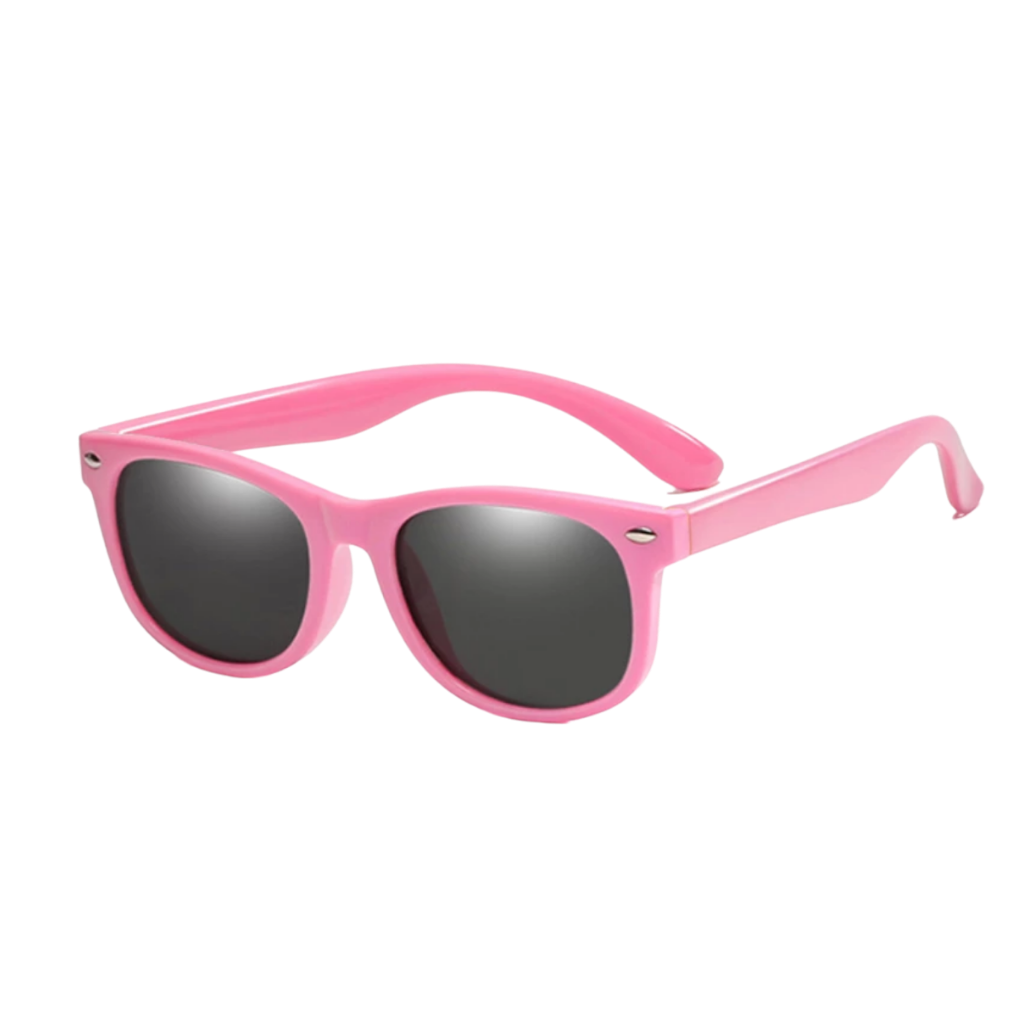 Flexible polarized sunglasses for children