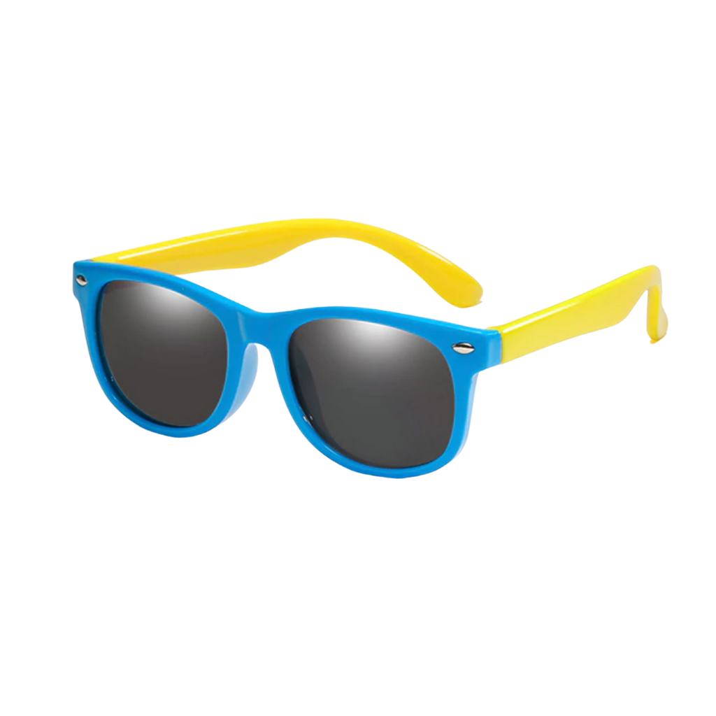 Flexible polarized sunglasses for children