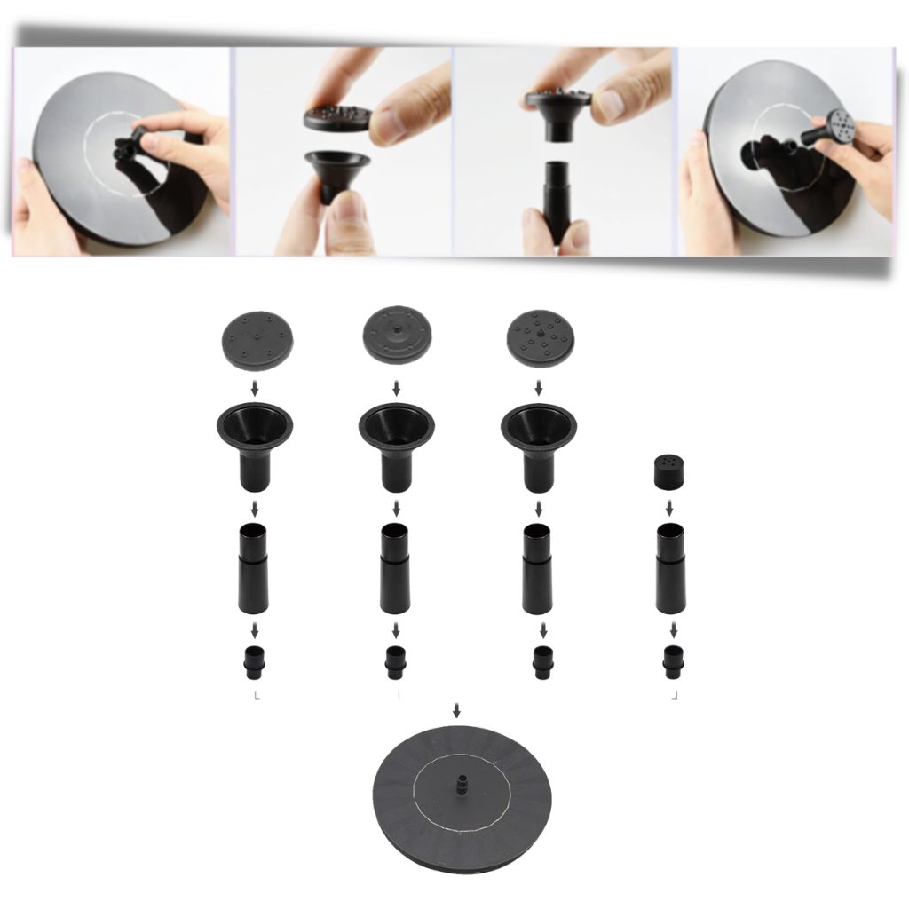 Fontana solare galleggiante - Ozerty