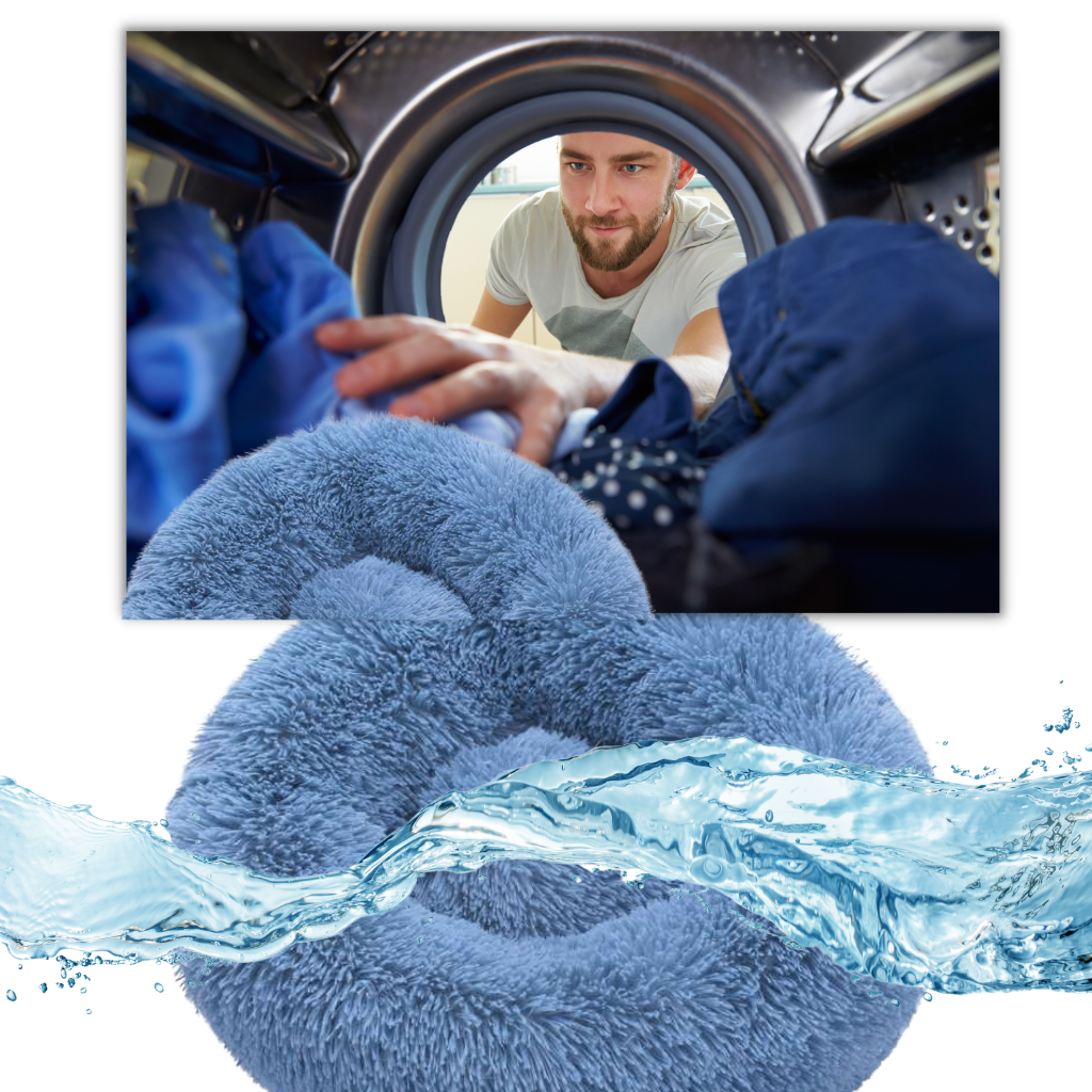 Soffice letto peluche a ciambella per animali - Ozerty