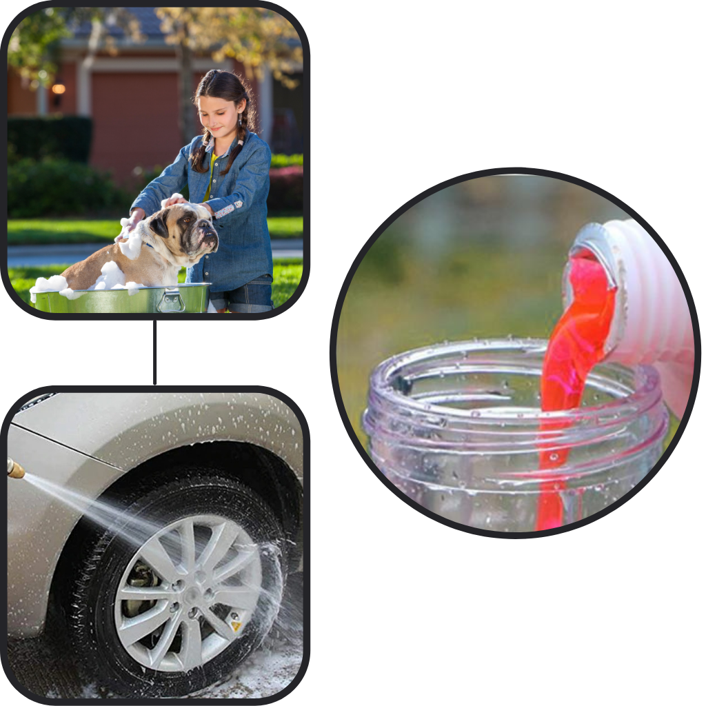 Flacone dispenser di schiuma per idropulitrice 100ml - Ozerty