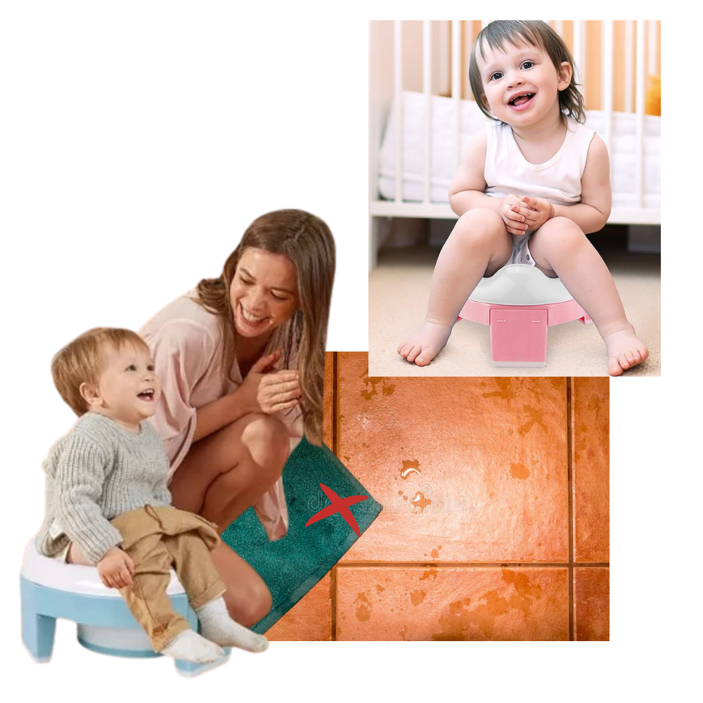 3 in 1 Vasino pieghevole per bambini - Ozerty