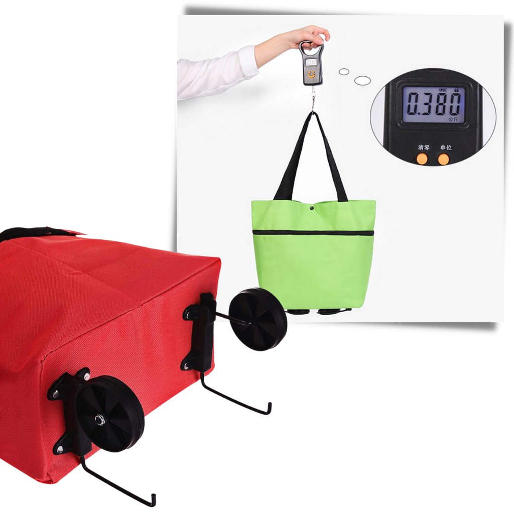 Trolley pieghevole borsa della spesa 30L - Ozerty