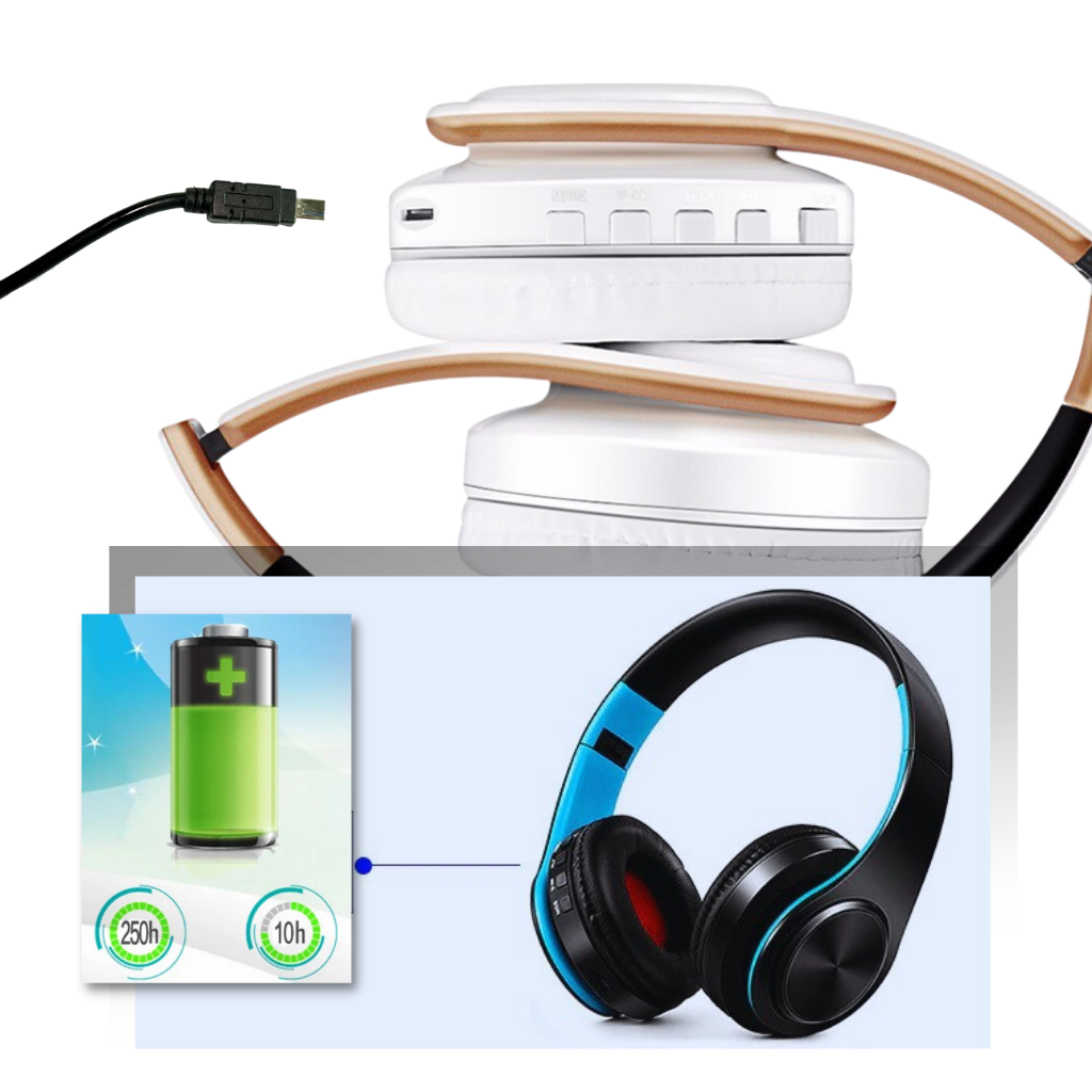Cuffie bluetooth pieghevoli - Ozerty
