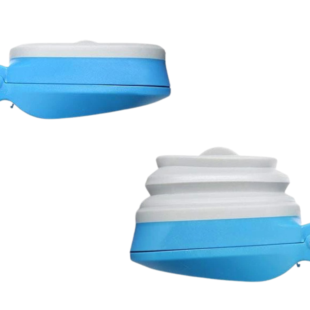 Paletta per cacca di cane pieghevole con distributore di sacchetti