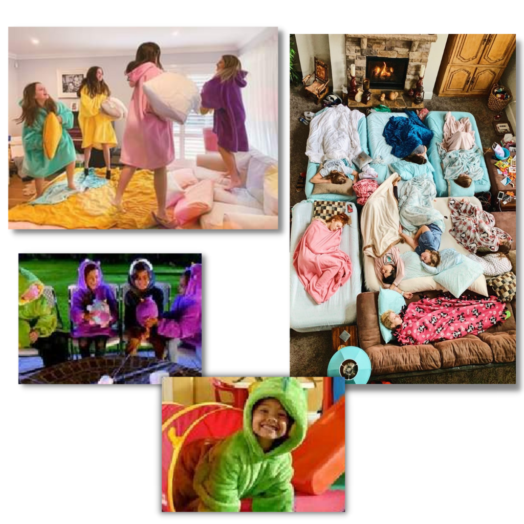 2 in 1 felpa con cappuccio peluche pieghevole - Ozerty