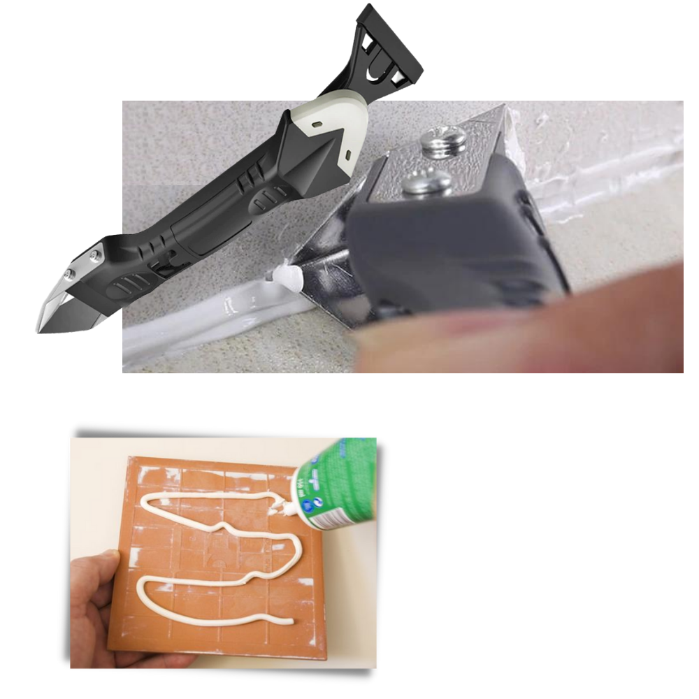 Strumento multimateriale per calafataggio e raschiatura