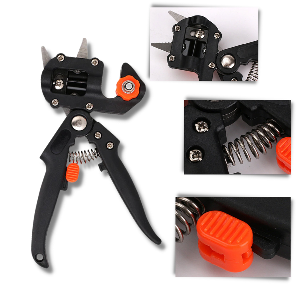 Potatore da giardino e strumento di innesto