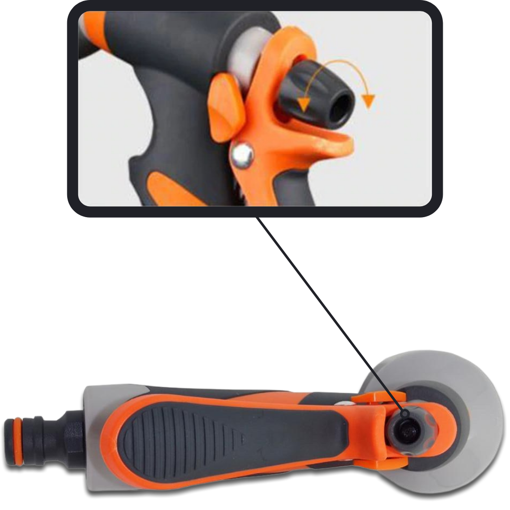 Pistola a spruzzo per tubo da giardino con 8 modalità - Ozerty