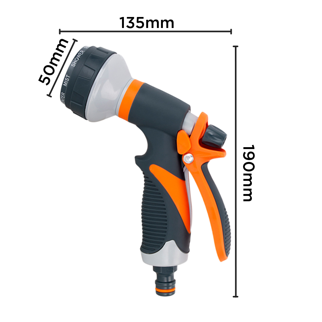 Pistola a spruzzo per tubo da giardino con 8 modalità - Ozerty