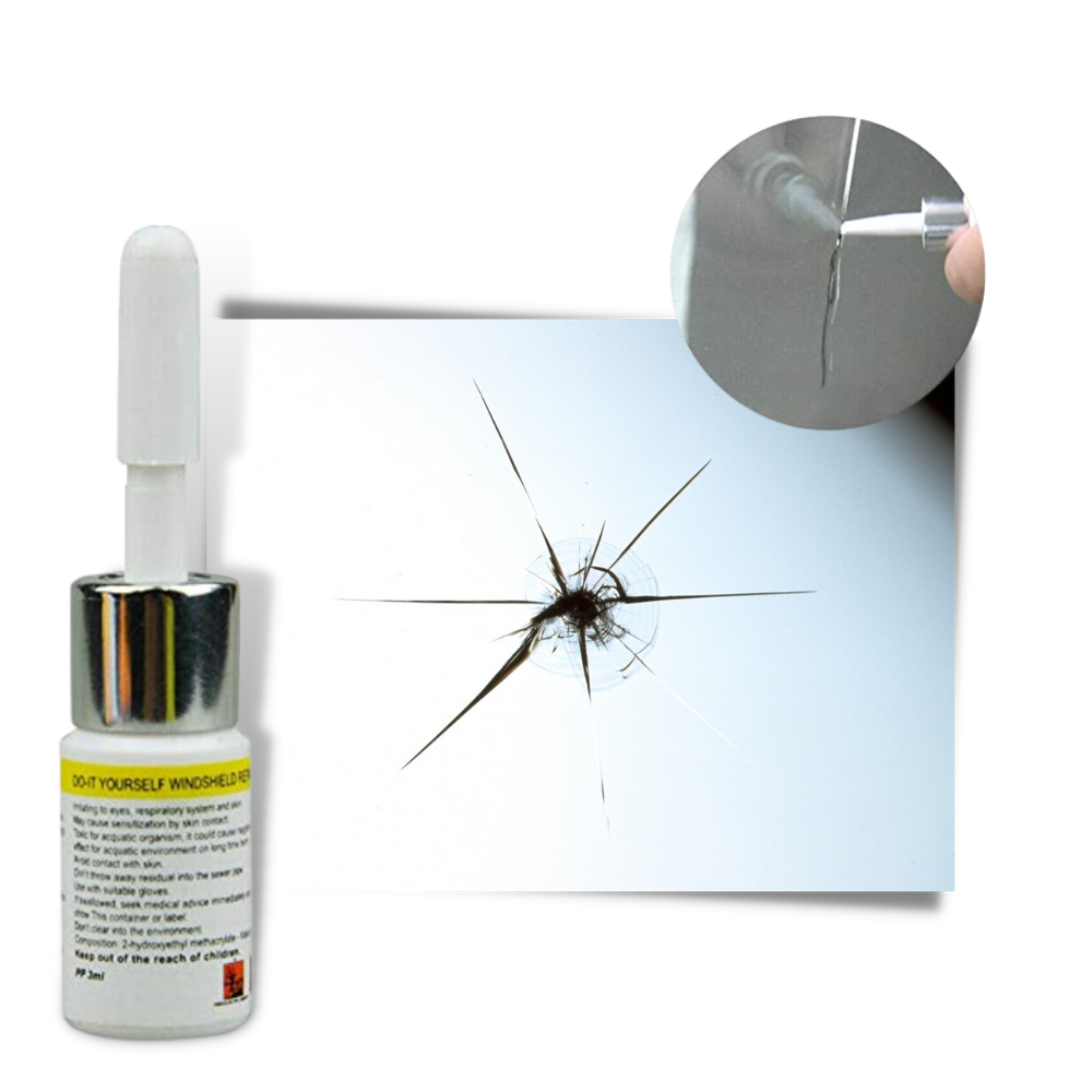 Kit di riparazione del vetro del parabrezza