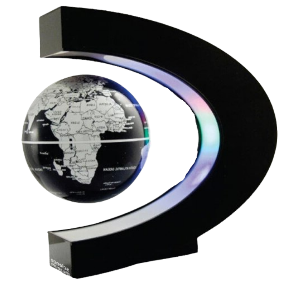 LED levitating magnetic globe