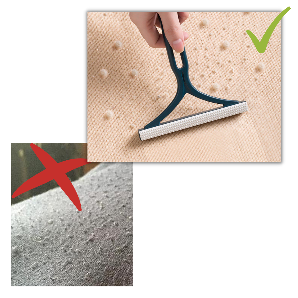 2 Pezzi di depilatore manuale a doppia faccia per vestiti - Ozerty