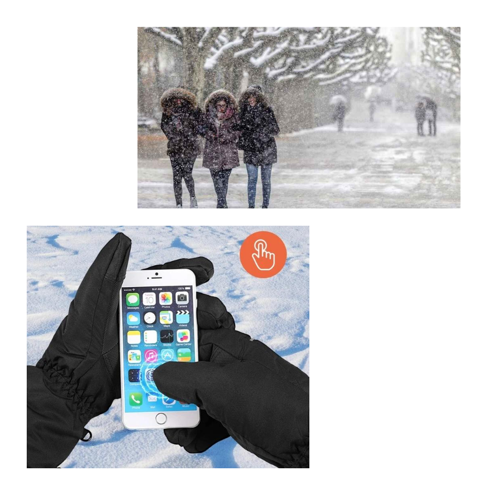 Guanti riscaldati elettrici invernali - Ozerty