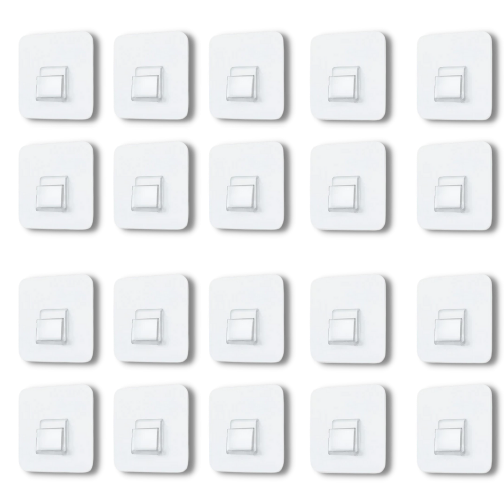 Confezione di ganci da parete adesivi - Ozerty