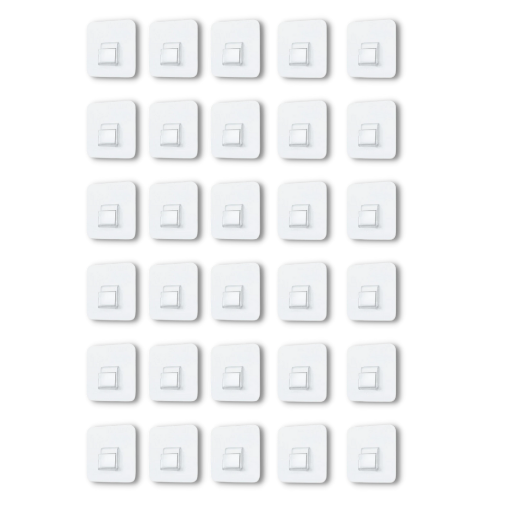 Pack of adhesive wall hooks