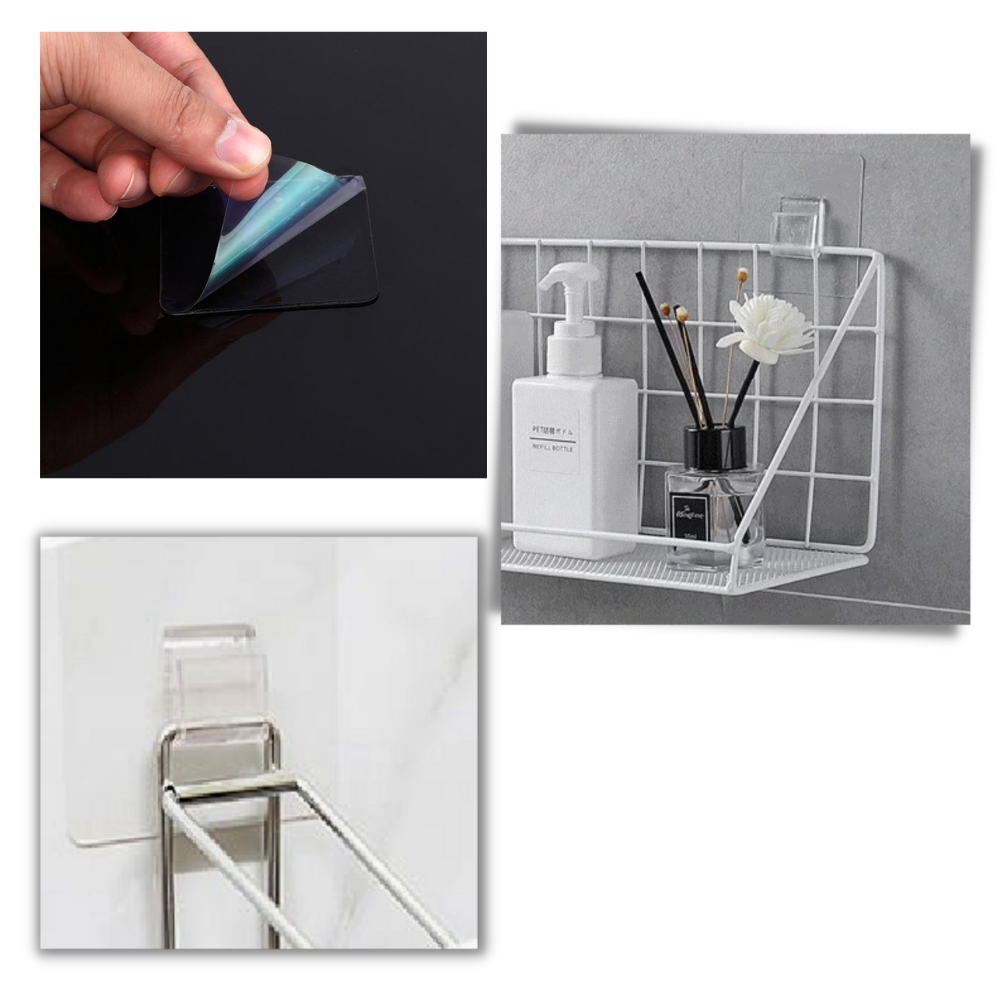 Confezione di ganci da parete adesivi