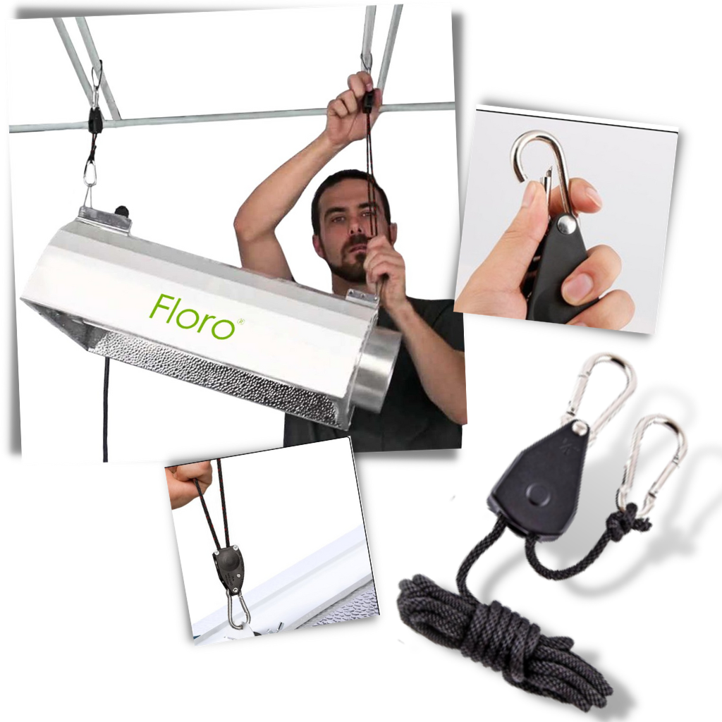 Cricchetto di corda regolabile (2Pz) - Ozerty