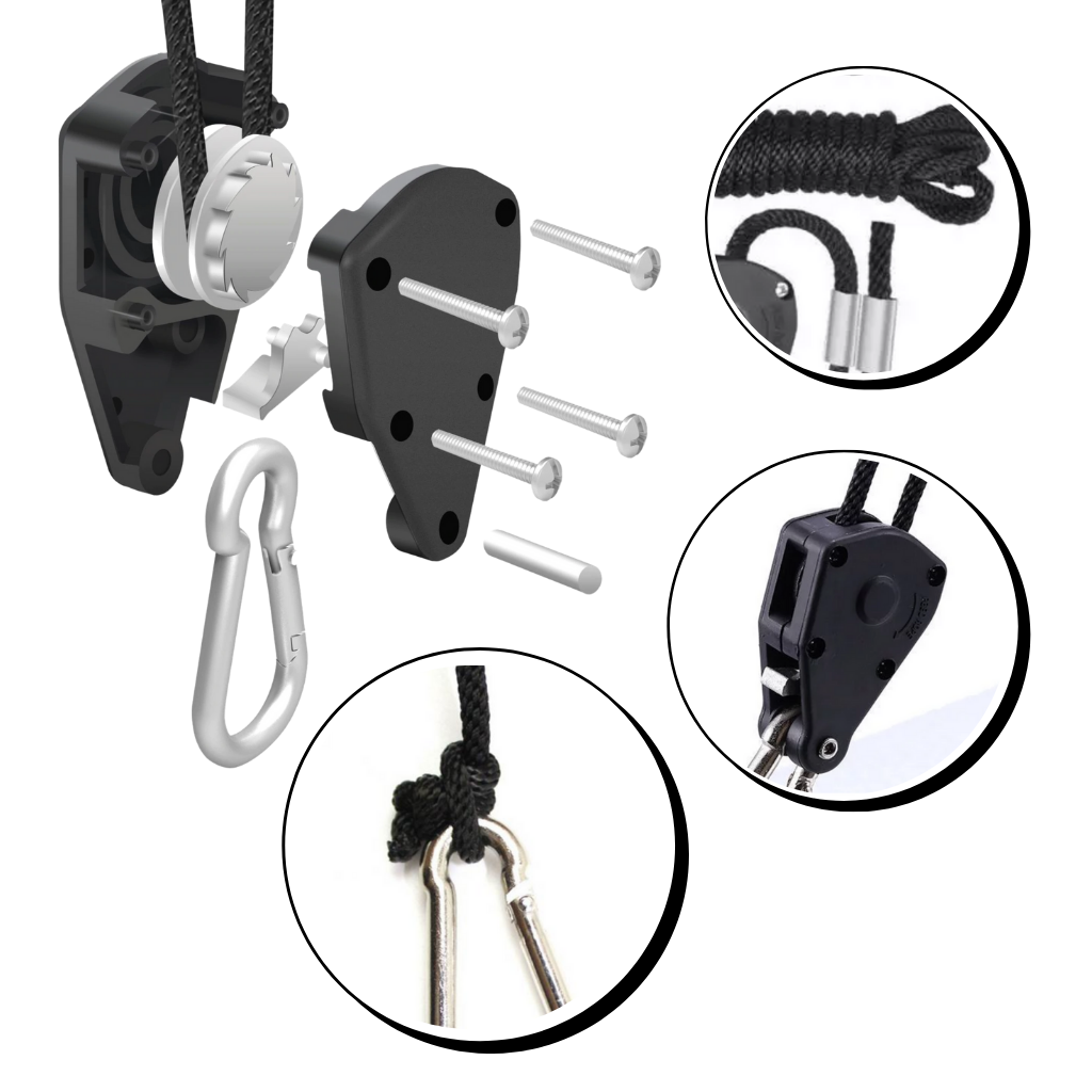 Cricchetto di corda regolabile (2Pz) - Ozerty