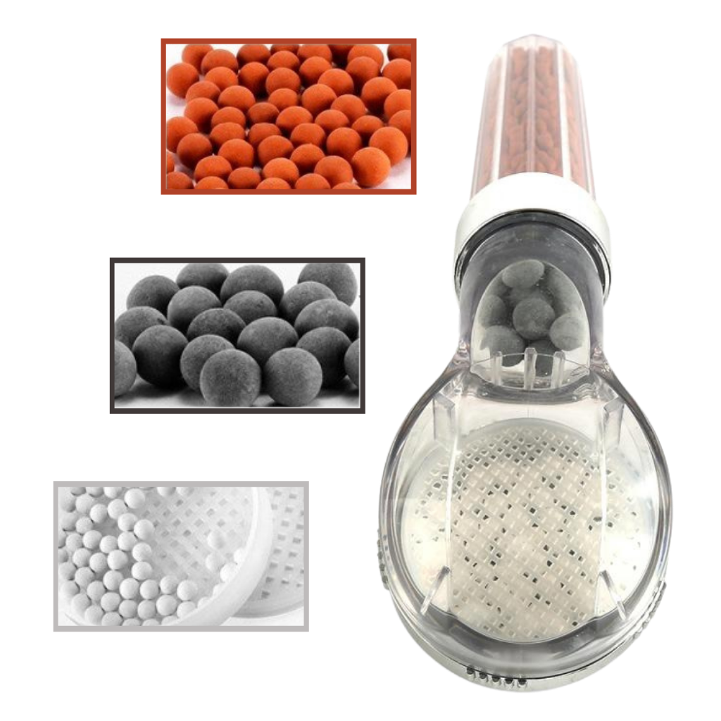 Soffione doccia ionico ad alta pressione