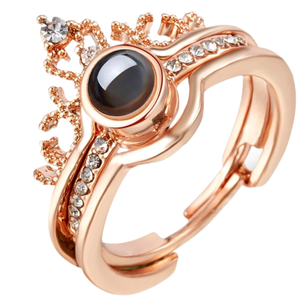 "I love you" in 100 languages with a beautiful ring