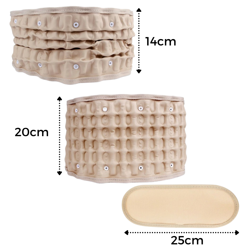 Cintura di supporto lombare a decompressione gonfiabile - Ozerty