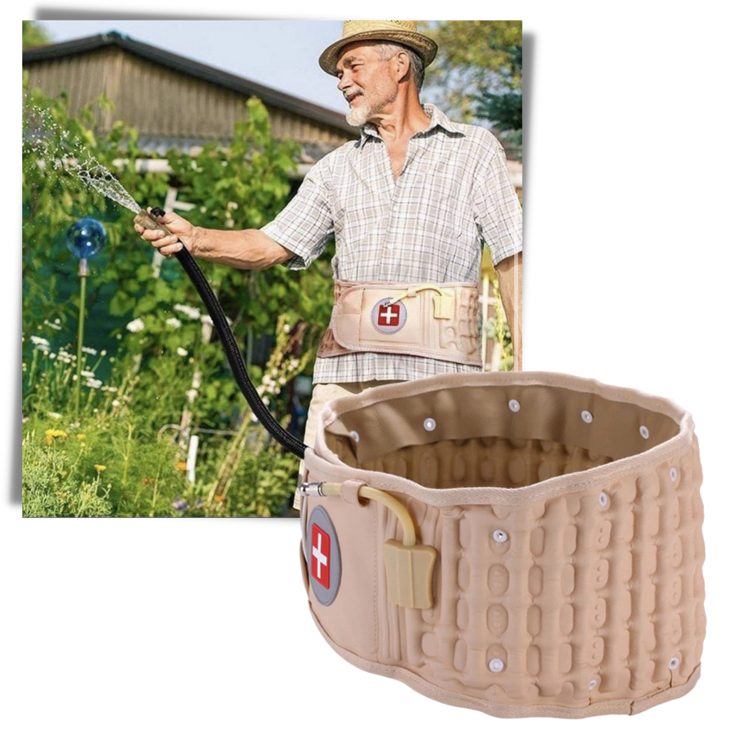 Cintura di supporto lombare a decompressione gonfiabile - Ozerty