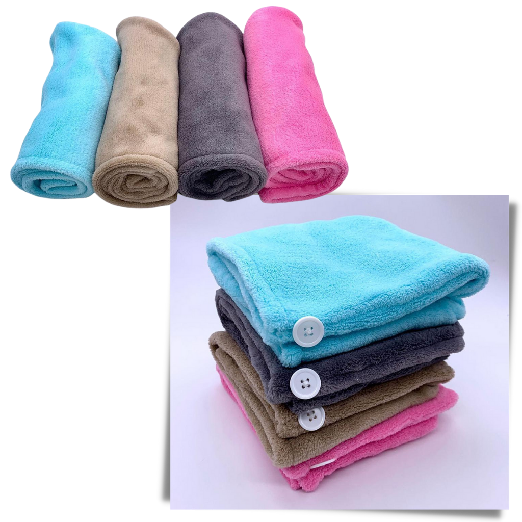 Asciugamano per capelli asciutto istantaneo