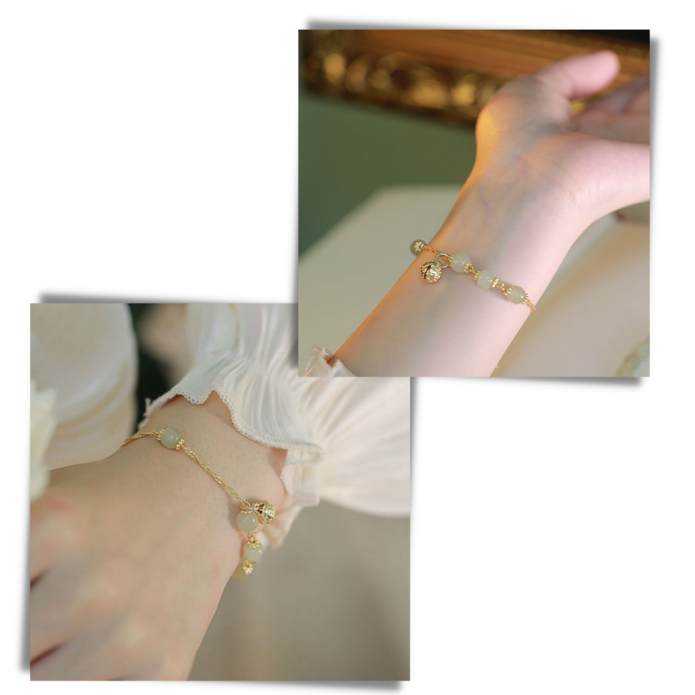 Bracciale a campana di giada Hetian