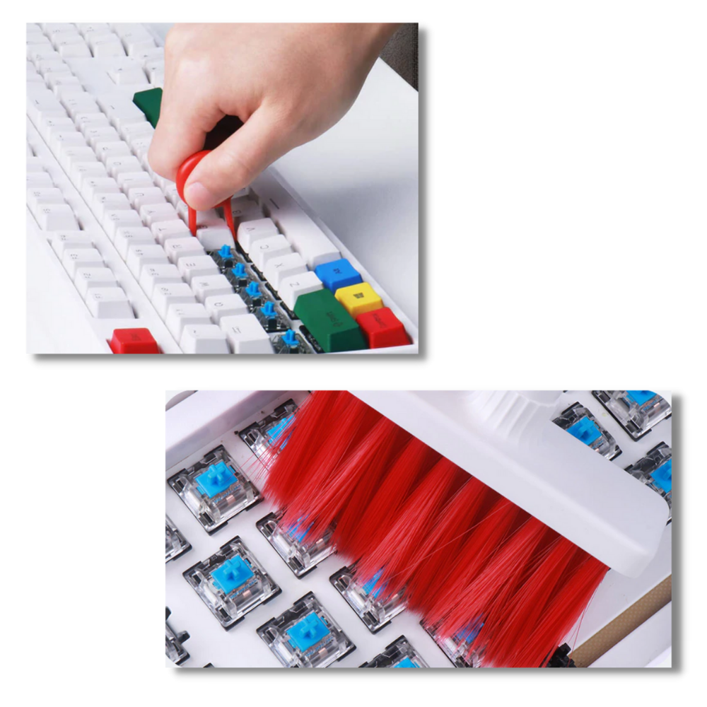 Pulitore per tastiera e auricolari 5 in 1 - Ozerty