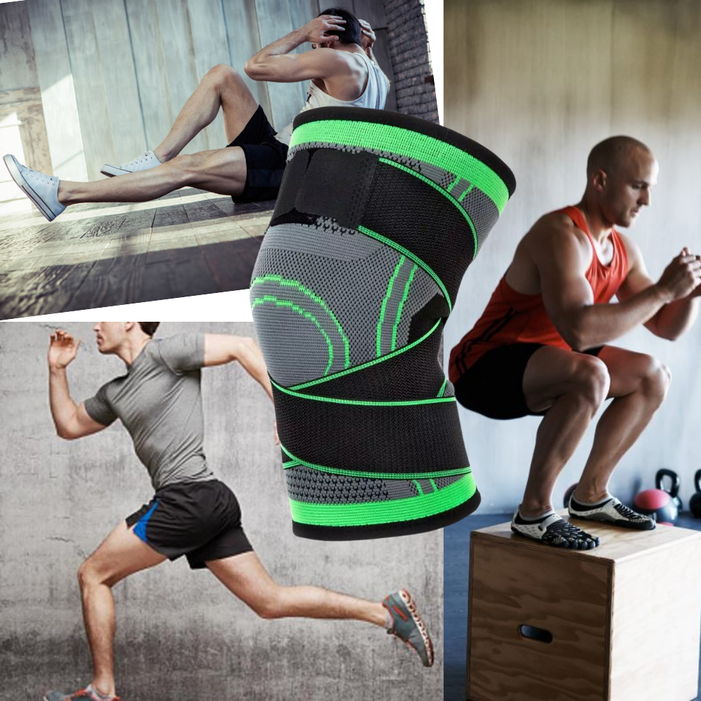 Manicotto di compressione per il ginocchio - Ozerty