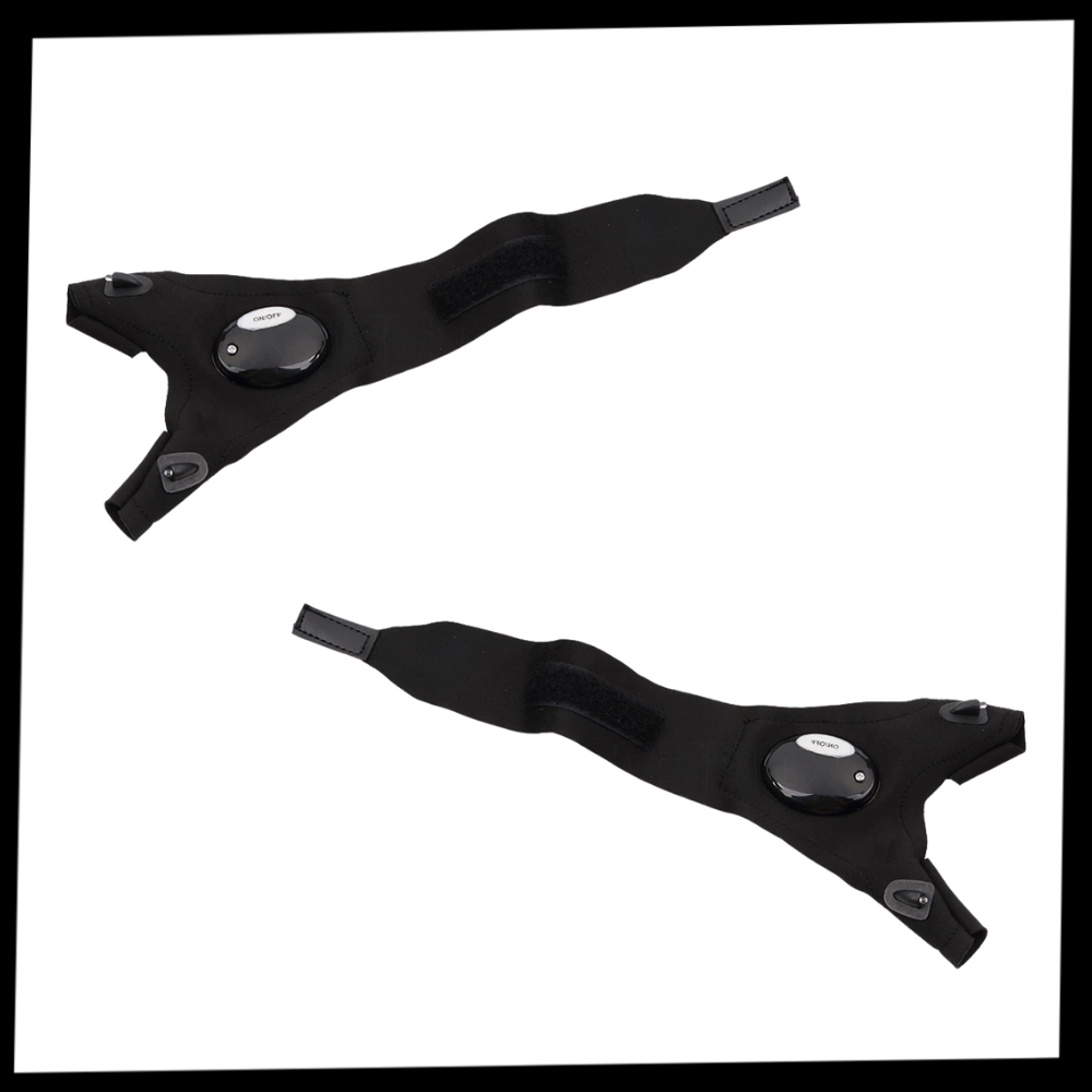 Paio di guanti a LED con luci impermeabili - Ozerty