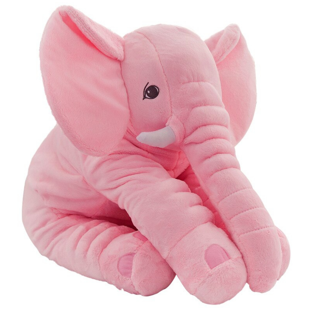 Cuscino grande di peluche di elefante - Ozerty