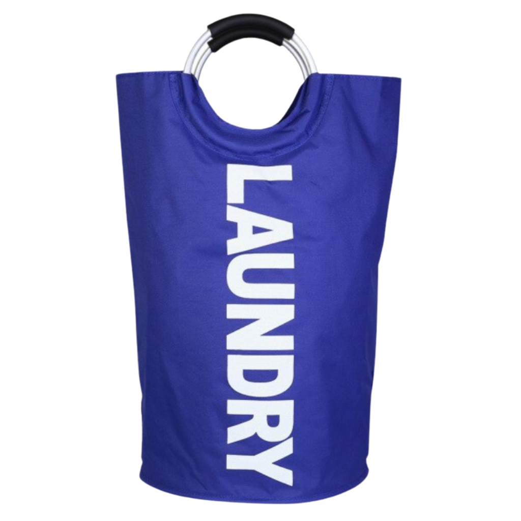 Collapsible laundry bag with handles