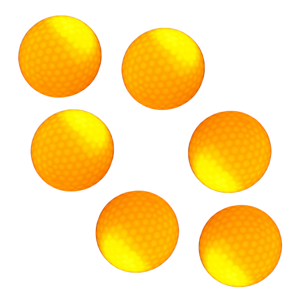 Confezione da 6 palline da golf luminose a LED - Ozerty