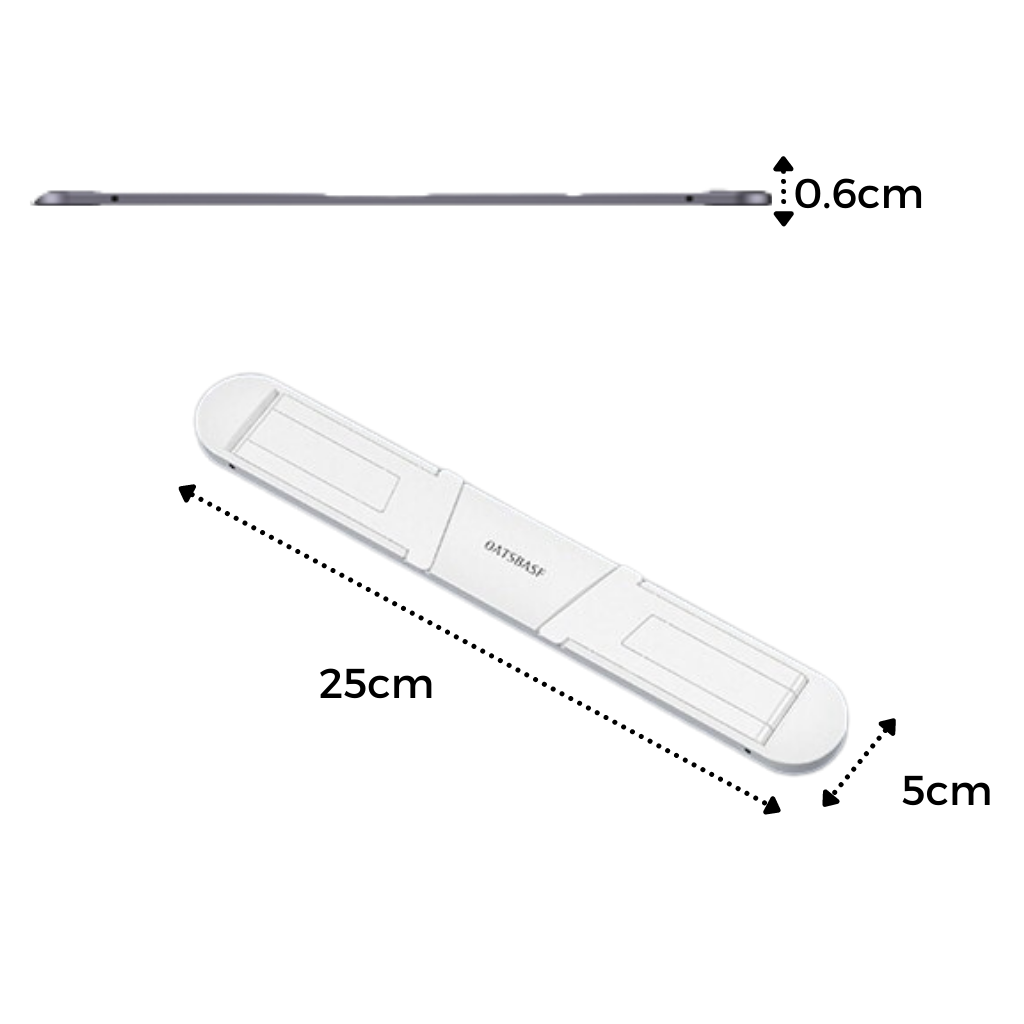 Leggero supporto invisibile in alluminio per laptop - Ozerty