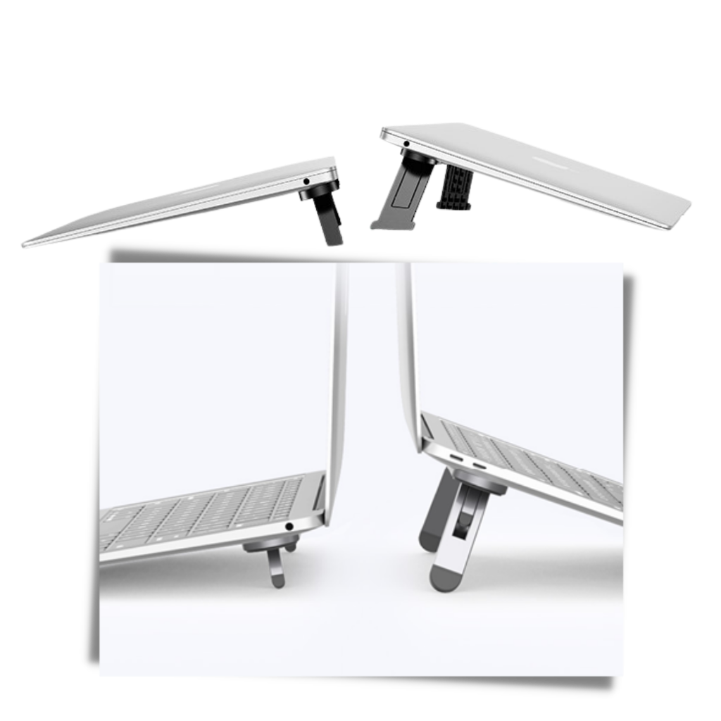 Leggero supporto invisibile in alluminio per laptop - Ozerty