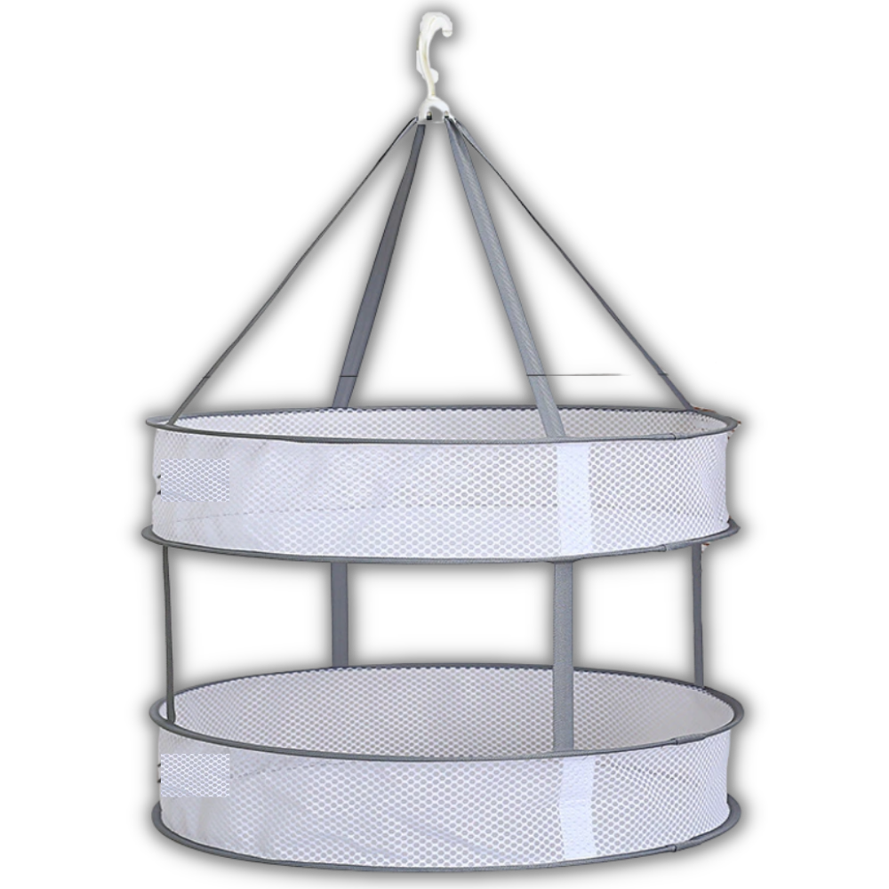 Mesh drying rack for clothes