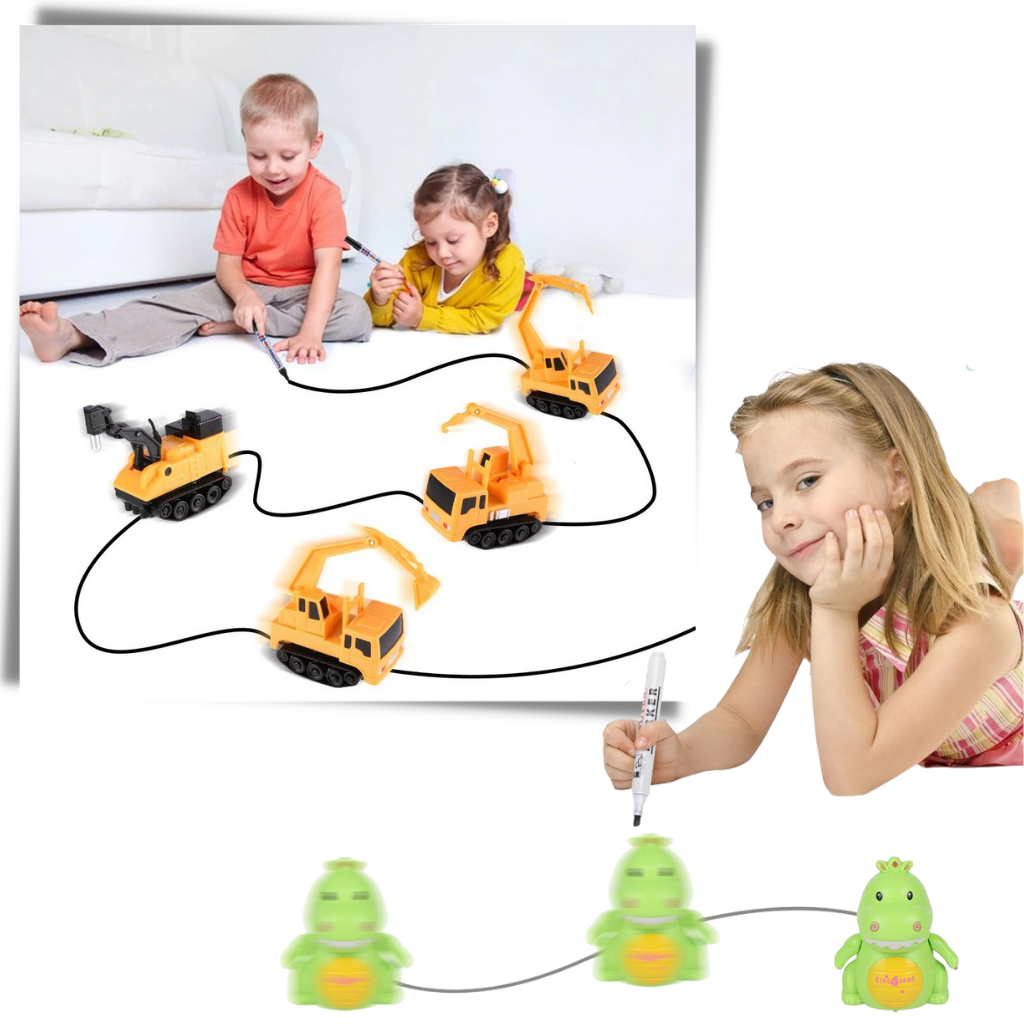 Magica linea induttiva che il robot segue - Ozerty