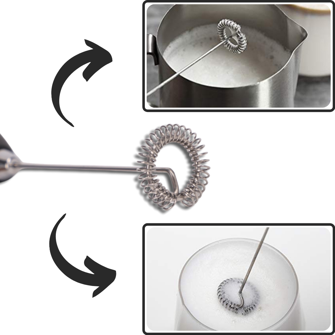 Montalatte elettrico portatile con supporto - Ozerty