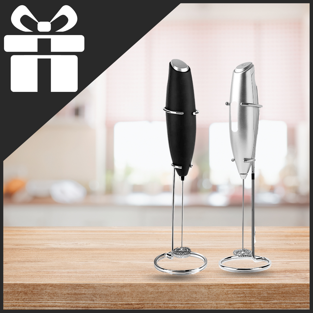 Montalatte elettrico portatile con supporto - Ozerty