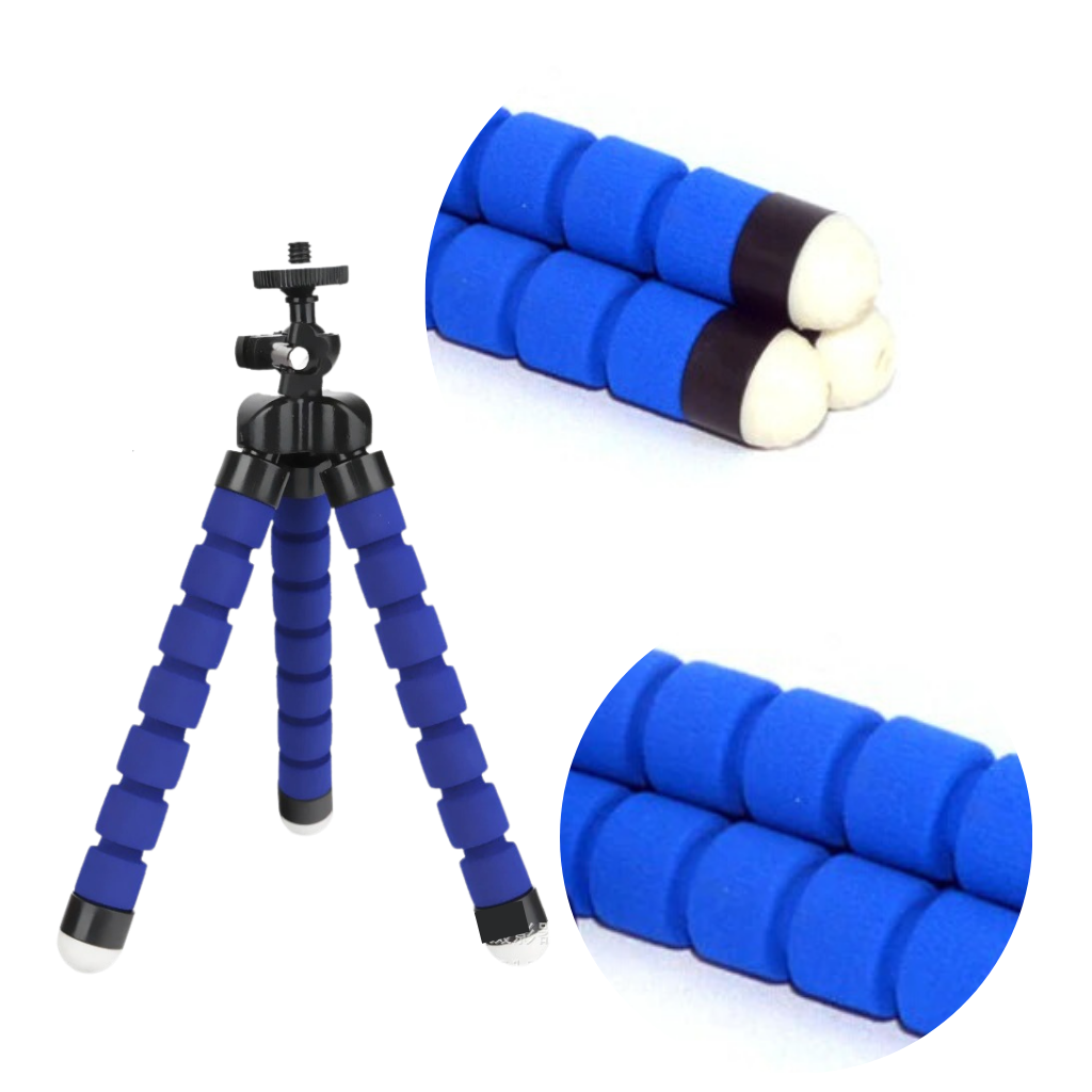 Mini set di treppiedi flessibili per telefono