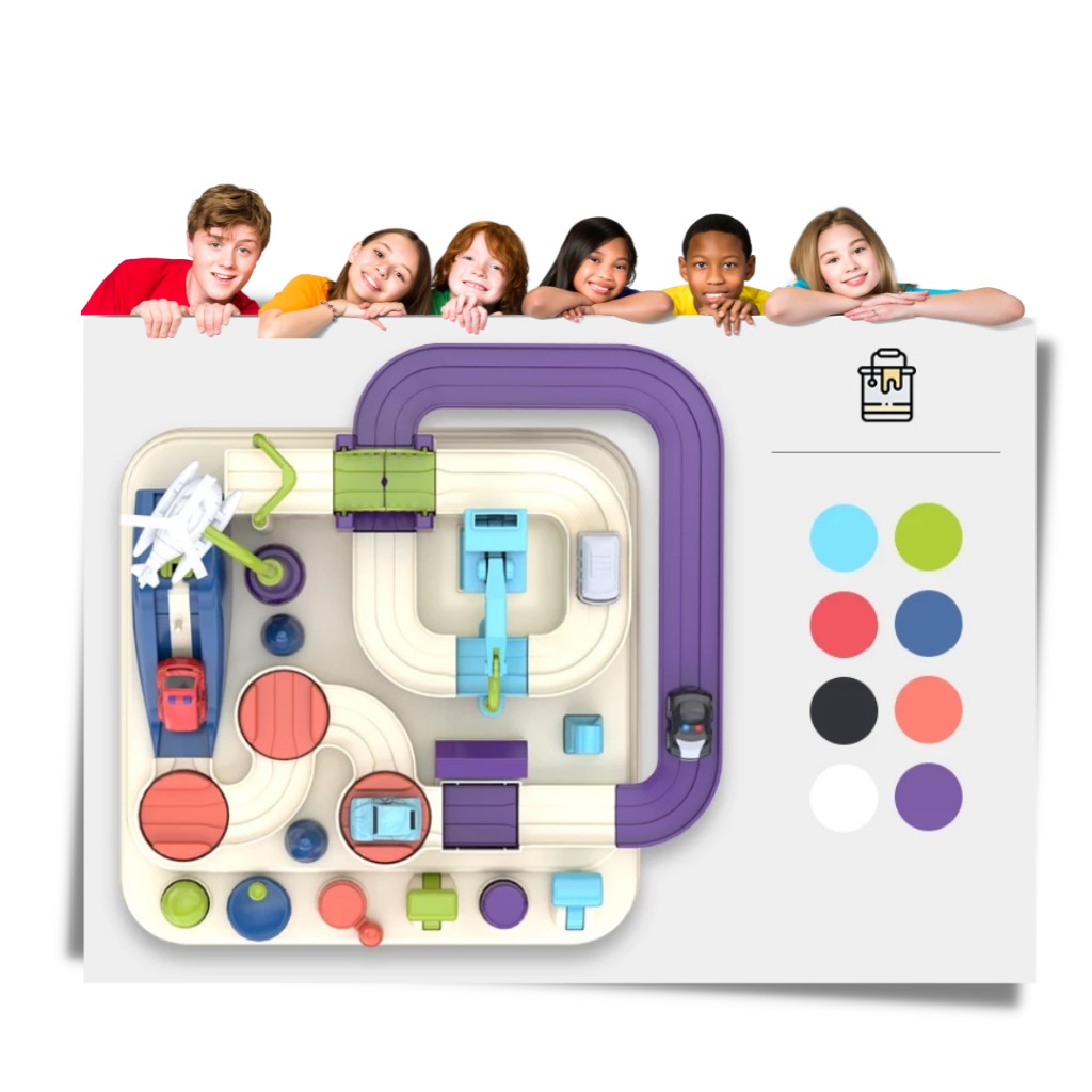 Giocattolo meccanico da pista per bambini - Ozerty