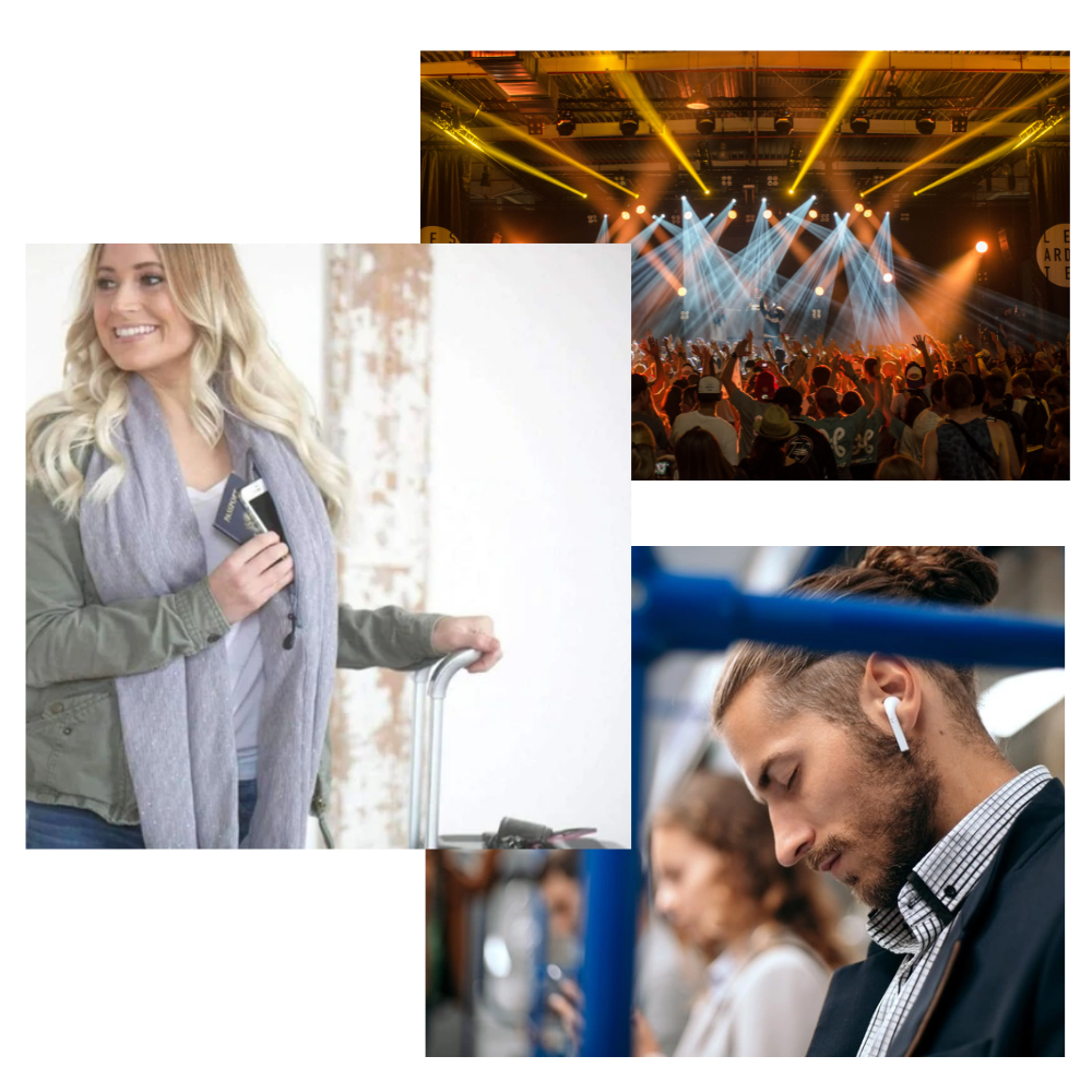 Calda sciarpa con tasca nascosta - Ozerty