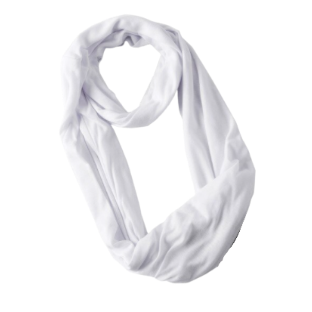 Warm scarf with hidden pocket